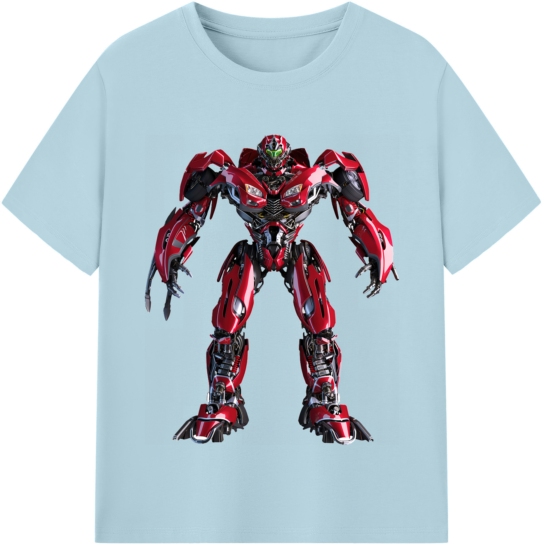 （画像用） Transformers トランスフォーマー 綿100％半袖Tシャツ（フロントプリント）